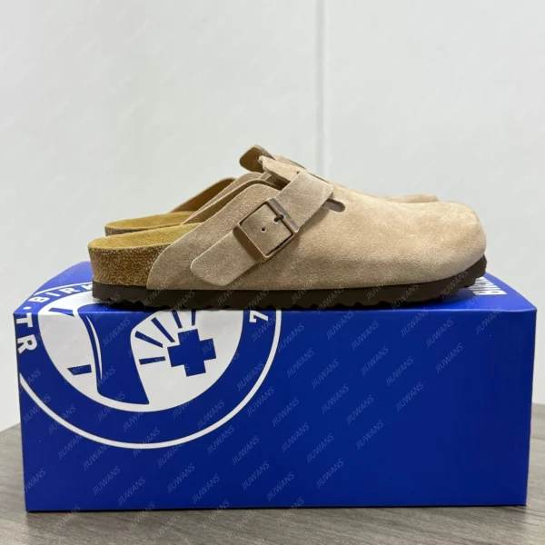 Summer Genuine Leather Slide Favourite Beach Casual Shoes Women Men Clogs Sandals