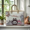 Labubu Cartoon Crossbody Tote Bag
