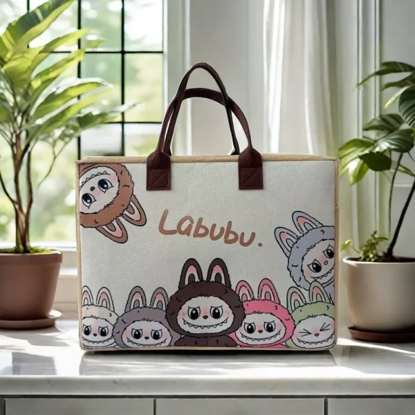 Labubu Cartoon Crossbody Tote Bag