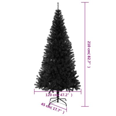 vidaXL Christmas Tree Holiday Decoration Artificial Xmas Tree with Stand PVC