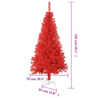 vidaXL Christmas Tree Holiday Decoration Artificial Xmas Tree with Stand PVC