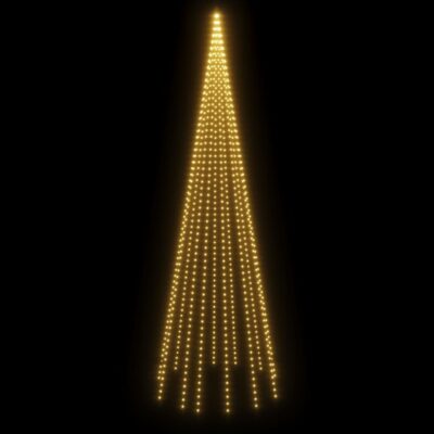 8720287110842_g_en_hd_1.jpg vidaXL Christmas Tree on Flagpole Warm White 732 LEDs 16 ft