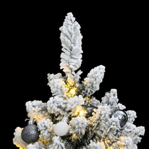 8721012278417_g_en_hd_1.jpg vidaXL Artificial Hinged Christmas Tree 150 LEDs & Ball Set 59.1"