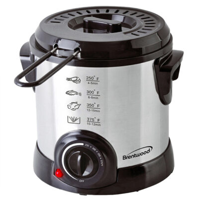 DF-701__99169.1710524220.1280.1280.jpg Brentwood 1 Liter Electric Deep Fryer in Stainless Steel
