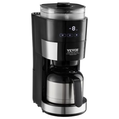 VEVOR 8-Cup Coffee Maker Drip Coffee Machine With 3 Brew Strength Control