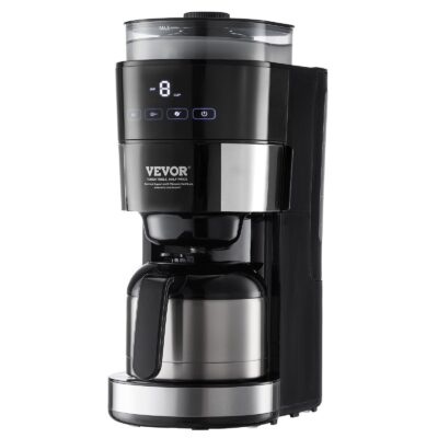 VEVOR 8-Cup Coffee Maker Drip Coffee Machine With 3 Brew Strength Control